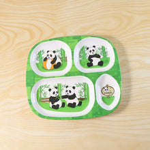 Kids 4 - Compartment Melamine Partition Plate (1 Pc / 24×22 Cm) - justgrabit.in | Just Grab It