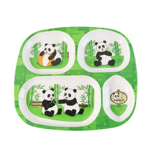 Kids 4 - Compartment Melamine Partition Plate (1 Pc / 24×22 Cm) - justgrabit.in | Just Grab It