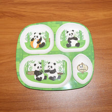 Kids 4 - Compartment Melamine Partition Plate (1 Pc / 24×22 Cm) - justgrabit.in | Just Grab It