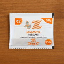 Zequz Papaya Face Wash Sachet (5 ML / 1 Pc) - justgrabit.in | Just Grab It