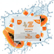 Zequz Papaya Face Wash Sachet (5 ML / 1 Pc) - justgrabit.in | Just Grab It