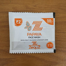 Zequz Papaya Face Wash Sachet (5 ML / 1 Pc) - justgrabit.in | Just Grab It