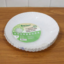 Freshee 9 Inch Round Compostable Paper Plate – 25 Pcs Pack - justgrabit.in | Just Grab It