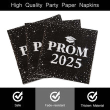 Prom 2025 Party Napkins (33 x 33 Cm / 100 Pc) - justgrabit.in | Just Grab It