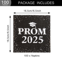 Prom 2025 Party Napkins (33 x 33 Cm / 100 Pc) - justgrabit.in | Just Grab It
