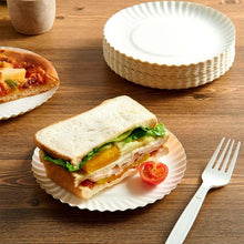Freshee 7 Inch Round Compostable Paper Plate - 25 Pcs Pack - justgrabit.in | Just Grab It