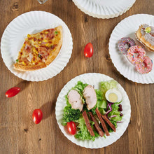 Freshee 7 Inch Round Compostable Paper Plate - 25 Pcs Pack - justgrabit.in | Just Grab It