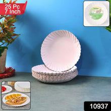 Freshee 7 Inch Round Compostable Paper Plate - 25 Pcs Pack - justgrabit.in | Just Grab It