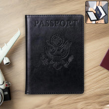 Premium Leatherette Passport Holder Cover (1 Pc) - Justgrabit Inc.