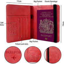 Premium Multifunction Travel Passport Holder & Wallet (15x11cm / 1 Pc) - Justgrabit Inc.