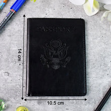 Premium Leatherette Passport Holder Cover (1 Pc) - Justgrabit Inc.