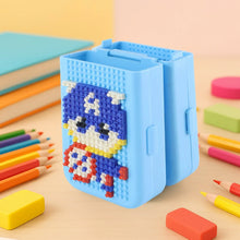 DIY Pixel Art Building Block Pencil Box (1 Set) - justgrabit.in | Just Grab It