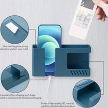 Wall Mounted Multi - Purpose Storage Holder – Mobile and Remote Control Organizer (1 Pc) - justgrabit.in | Just Grab It