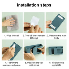 Wall Mounted Multi - Purpose Storage Holder – Mobile and Remote Control Organizer (1 Pc) - justgrabit.in | Just Grab It