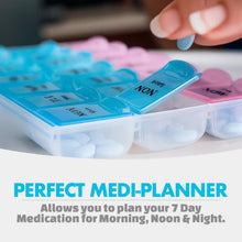 Weekly Pill Organizer Box with 21 Compartments (1 Pc) - justgrabit.in | Just Grab It