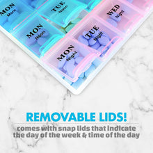 Weekly Pill Organizer Box with 21 Compartments (1 Pc) - justgrabit.in | Just Grab It