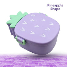 Pineapple Shaped Lunch Box with Compartments Lunch Food Container with Box Portable Lid School & Kids Lunch Box - justgrabit.in | Just Grab It