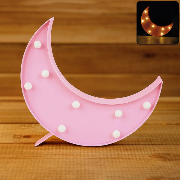 Moon Shaped LED Decorative Night Light (1 Pc) - justgrabit.in | Just Grab It