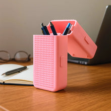 DIY Pixel Art Pencil Box with Building Blocks (1 Set) - justgrabit.in | Just Grab It
