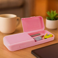 DIY Pixel Art Pencil Box with Building Blocks (1 Set) - justgrabit.in | Just Grab It