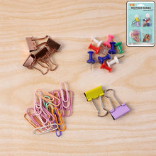 Office Stationery Clips and Pins Combo, 1 Set - justgrabit.in | Just Grab It