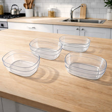 Transparent Multipurpose Serving Bowl Set (4 Pc Set) - justgrabit.in | Just Grab It
