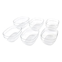 Multipurpose Transparent Serving & Storage Bowls Set (6 Pc Set) - justgrabit.in | Just Grab It