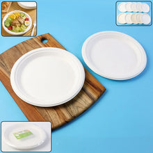 Freshee 9 Inch Compostable Bagasse Plate (10 Pc) - justgrabit.in | Just Grab It