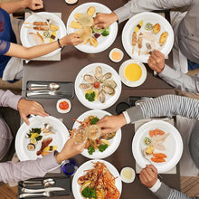 Freshee 9 Inch Compostable Bagasse Plate (10 Pc) - justgrabit.in | Just Grab It