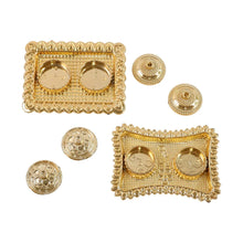 Ornate Rectangular Pooja Tilak Plate - (Mix Design / 1 Pc) - justgrabit.in | Just Grab It