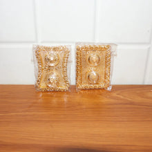 Ornate Rectangular Pooja Tilak Plate - (Mix Design / 1 Pc) - justgrabit.in | Just Grab It