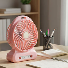 Portable USB Rechargeable Desk Fan (1 Pc) - justgrabit.in | Just Grab It