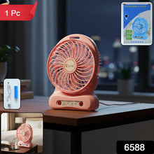 Portable USB Rechargeable Desk Fan (1 Pc) - justgrabit.in | Just Grab It