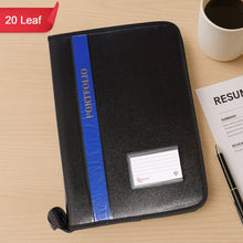 Aerotix A4 Portfolio File Zipper – 20 Leaf Professional Document Organizer Folder - justgrabit.in | Just Grab It