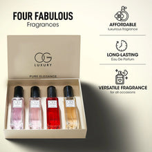 OG Beauty Luxury Pure Elegance Eau De Parfum Gift - (4 Pc / Set / 20 ML) - justgrabit.in | Just Grab It