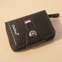 Premium Black Zip - Around Card Holder Wallet (1 Pc) - justgrabit.in | Just Grab It