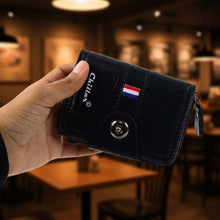 Premium Black Zip - Around Card Holder Wallet (1 Pc) - justgrabit.in | Just Grab It