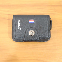 Premium Black Zip - Around Card Holder Wallet (1 Pc) - justgrabit.in | Just Grab It