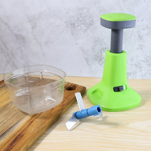 Push - Down Vegetable & Fruit Chopper (B - Grade / 750 ML) - justgrabit.in | Just Grab It