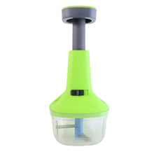 Push - Down Vegetable & Fruit Chopper (B - Grade / 750 ML) - justgrabit.in | Just Grab It