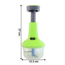 Push - Down Vegetable & Fruit Chopper (B - Grade / 750 ML) - justgrabit.in | Just Grab It