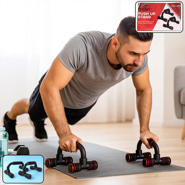 Heavy-Duty Push-Up Bars Stand for Home Workout - Justgrabit Inc.
