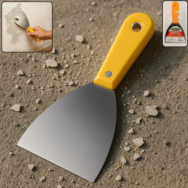 Stainless Steel Putty Knife / Wall Scraper - (100mm / 1 Pc) - justgrabit.in | Just Grab It