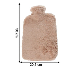PVC Hot Water Bag with Soft Fur Cover (1 Pc) - justgrabit.in | Just Grab It
