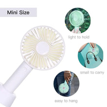 Portable Classic Hand Fan 3 - Speed Table Fan for Office School Home Use - justgrabit.in | Just Grab It