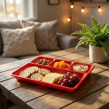 32 × 25 Cm Multipurpose Compartment Serving Tray (1 Pc) - justgrabit.in | Just Grab It