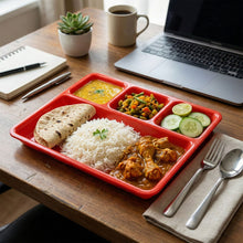 32 × 25 Cm Multipurpose Compartment Serving Tray (1 Pc) - justgrabit.in | Just Grab It