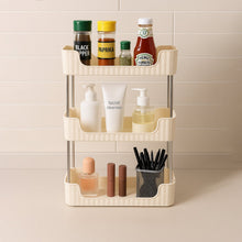 3 - Tier Multipurpose Storage Organizer Rack Shelf (1 Set) - justgrabit.in | Just Grab It