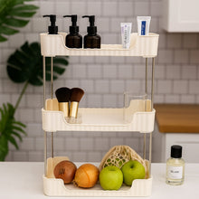 3 - Tier Multipurpose Storage Organizer Rack Shelf (1 Set) - justgrabit.in | Just Grab It