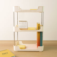 3 - Tier Multipurpose Storage Organizer Rack Shelf (1 Set) - justgrabit.in | Just Grab It